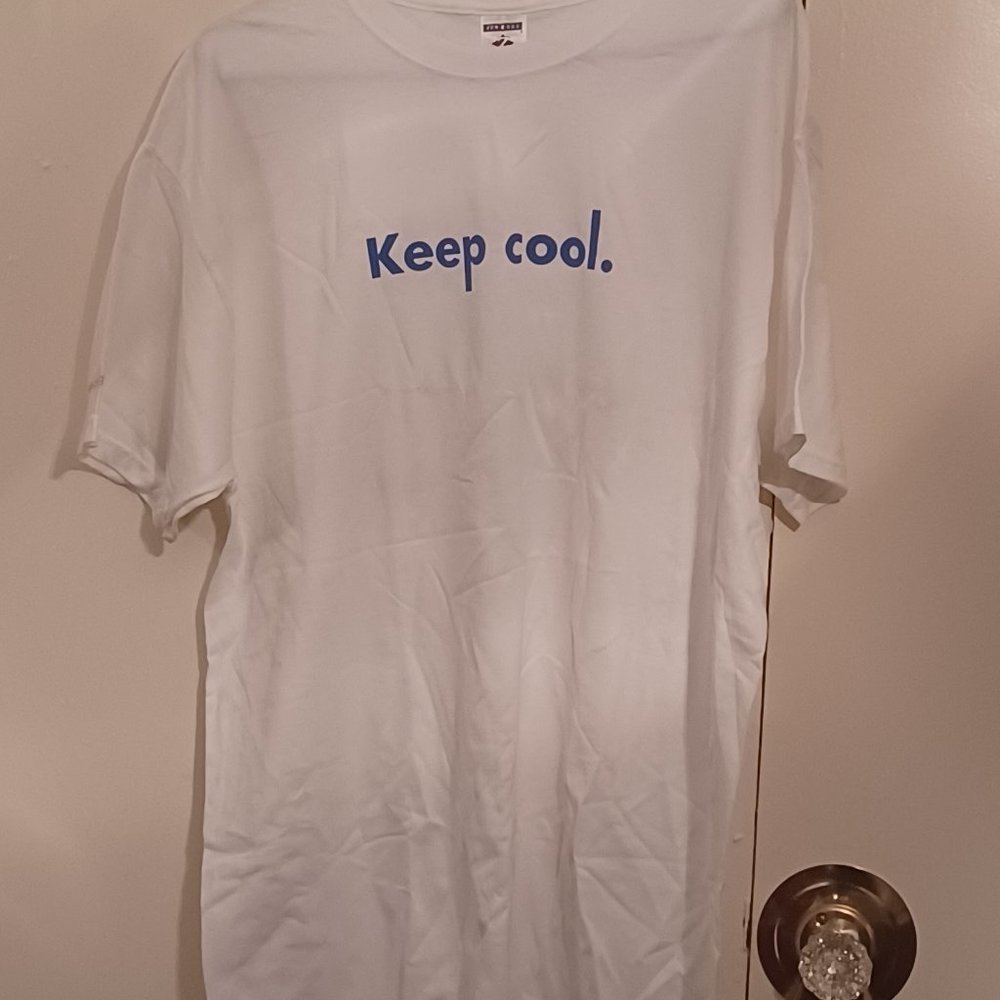Promo T-Shirt Polyglass Roofing Products W/ Keep Cool Front/Penguin Back  XL